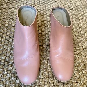 Rachel Comey Mars block wood heeled mules size 6.5, tan nude leather